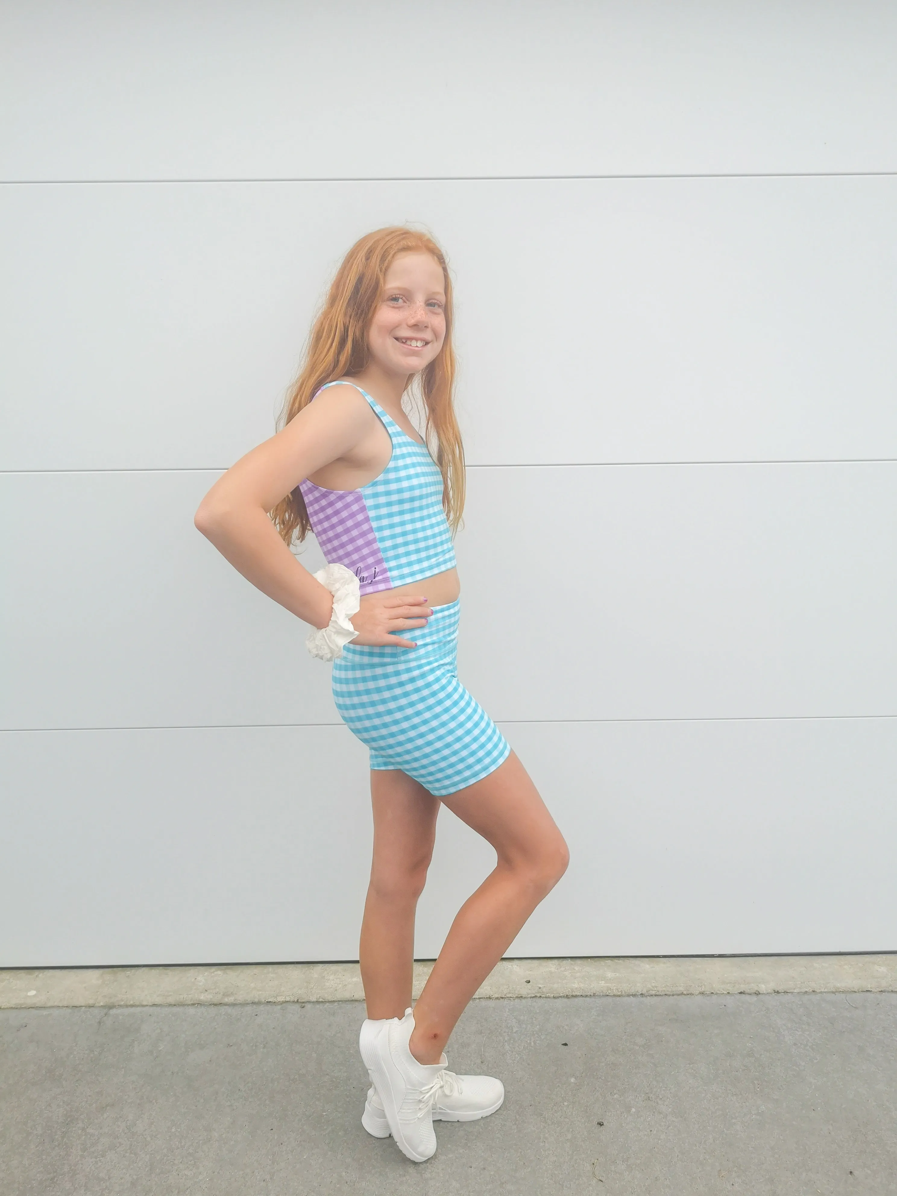 Plaid Blue Shorties