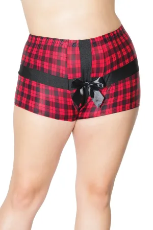 Plaid Knit Boxer Brief | Plus Size