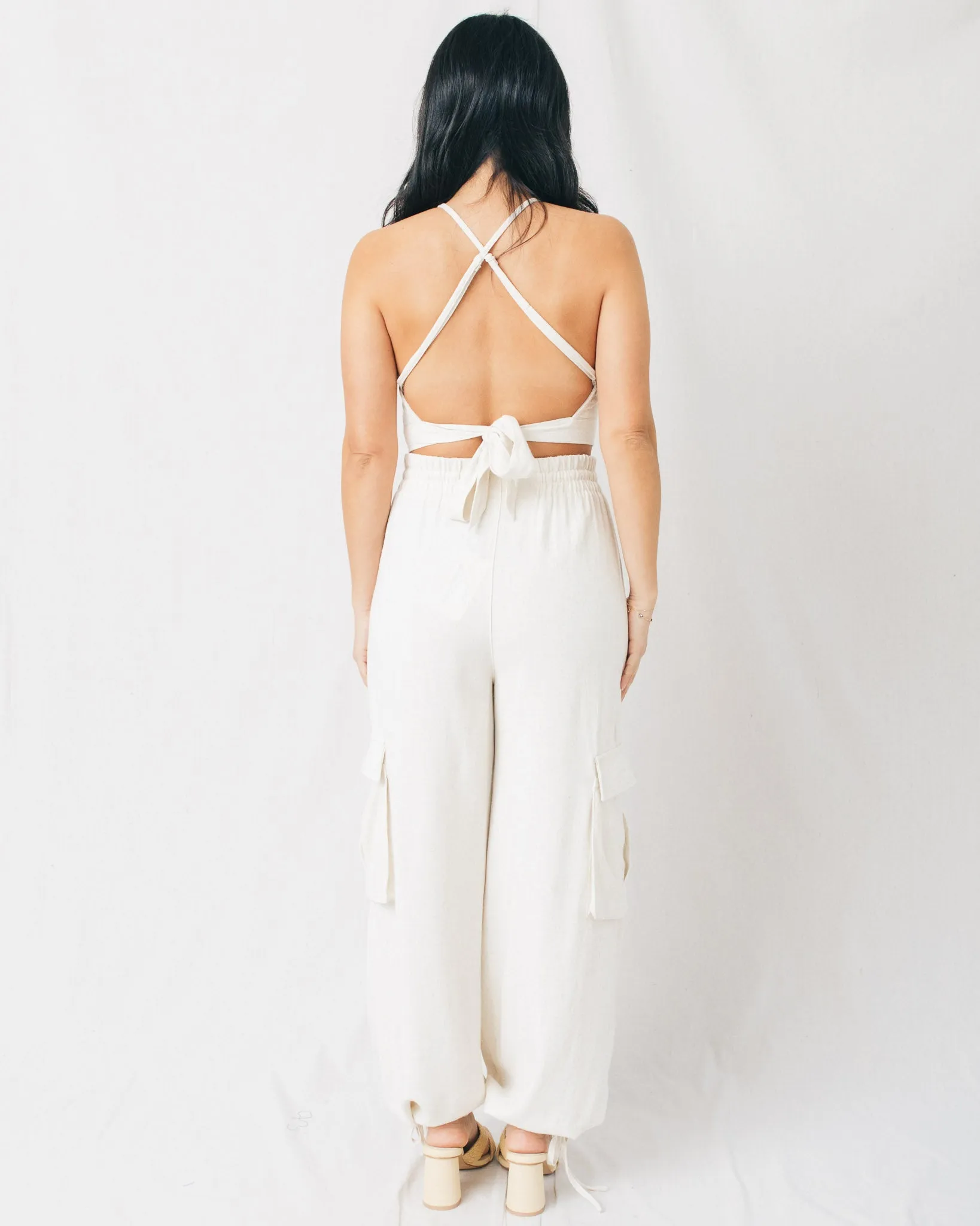 Portia Flowy Cargo Pants w/Pockets