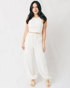 Portia Flowy Cargo Pants w/Pockets