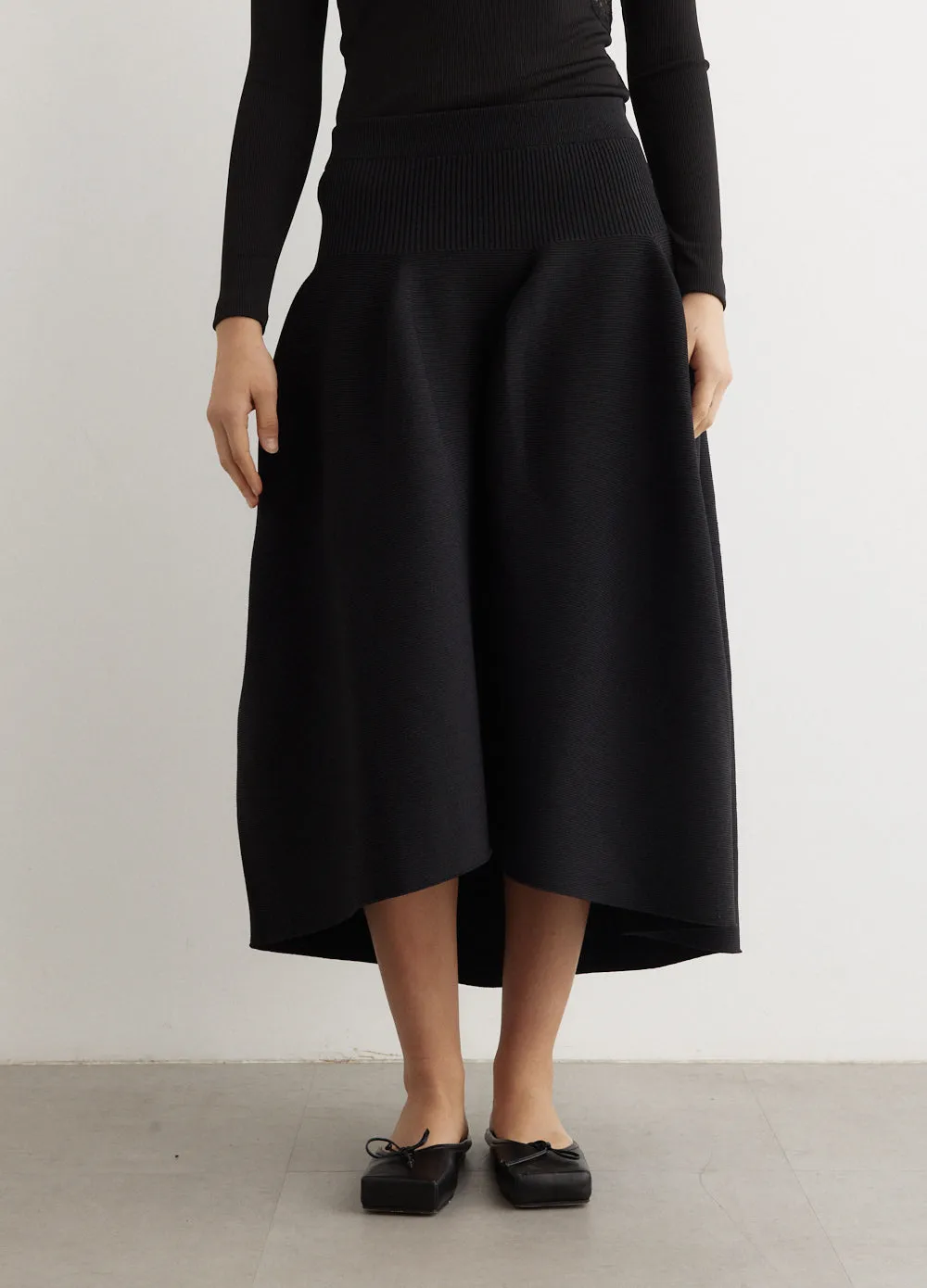 Pottery Glitter Rounded Hem Skirt