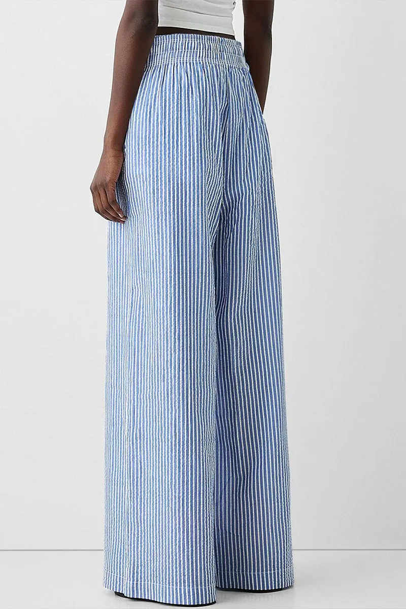 PR3321 Stripe Wide Leg Pants