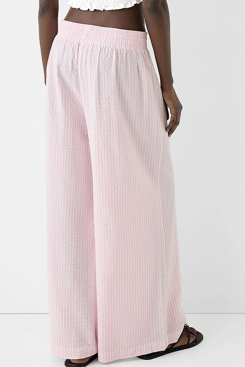 PR3321 Stripe Wide Leg Pants