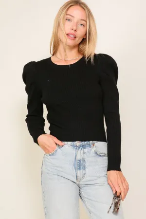PUFF SHOULDER TOP