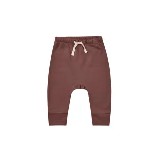Quincy Mae Drawstring Pant - Plum