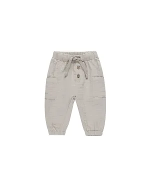 QUINCY MAE Organic Luca Pant || Fog