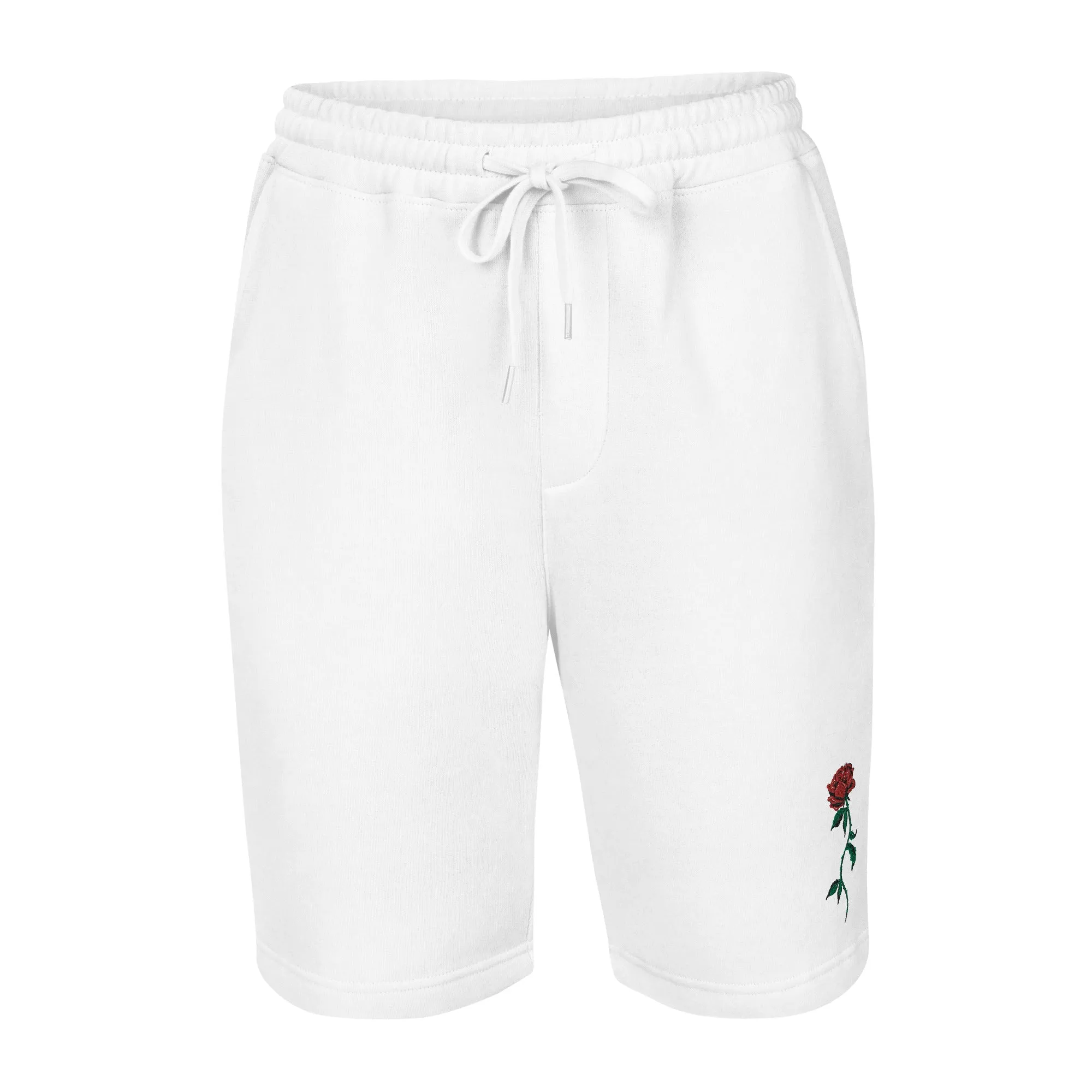 "Just One Rose" Fleece Shorts