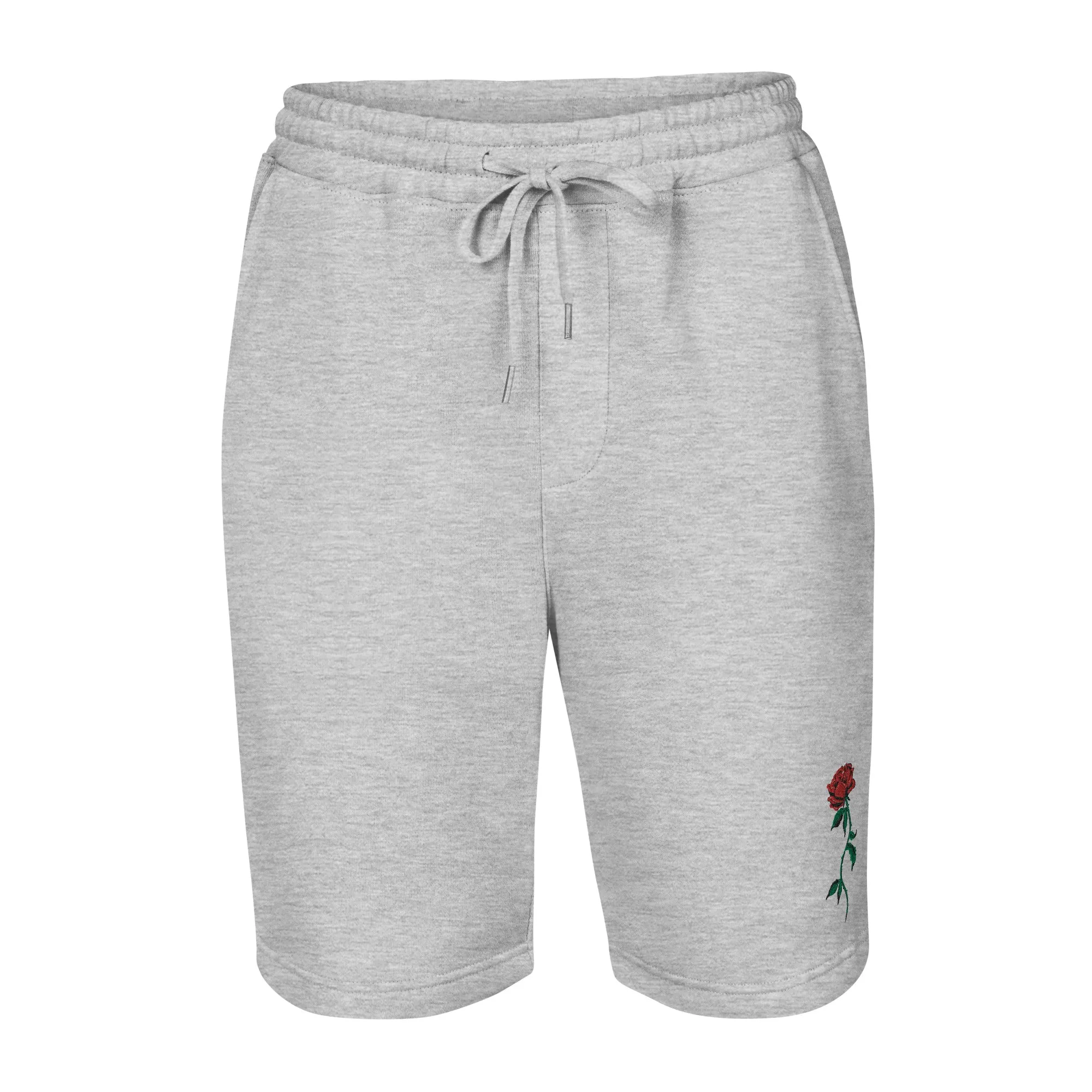 "Just One Rose" Fleece Shorts