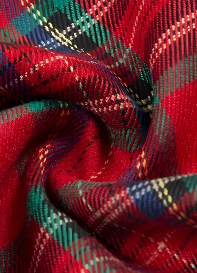 Red Steampunk Plaid Pants