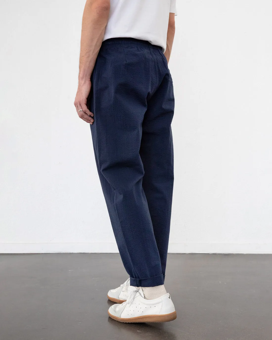 Relaxed Pants Dark Navy