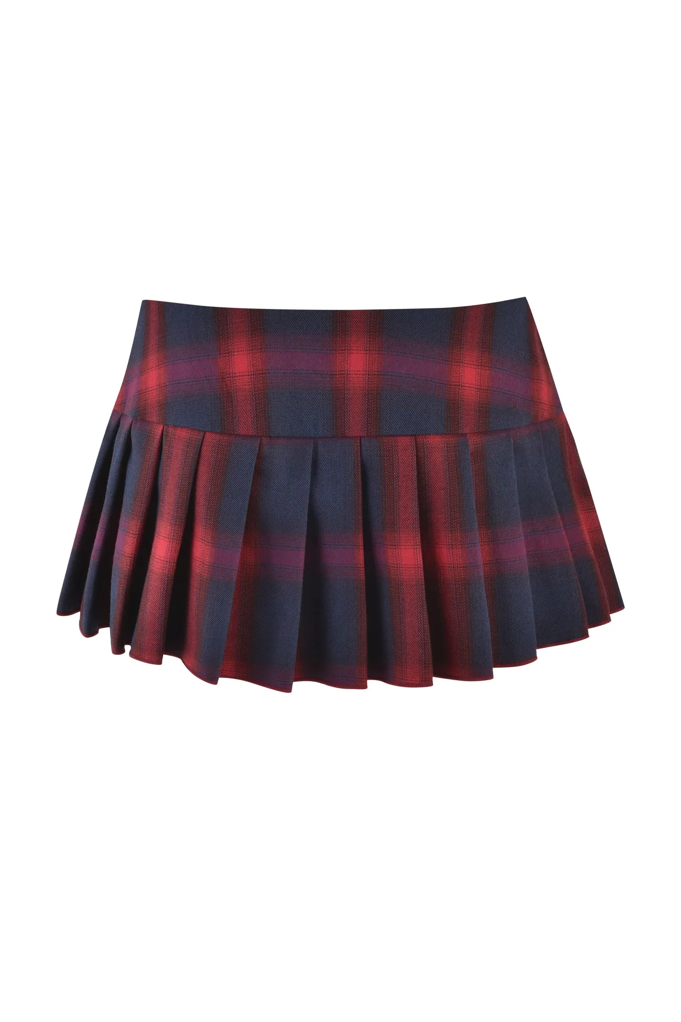 REMINI MINI SKORT 3.0 - RED : CHECK : RED PLAID