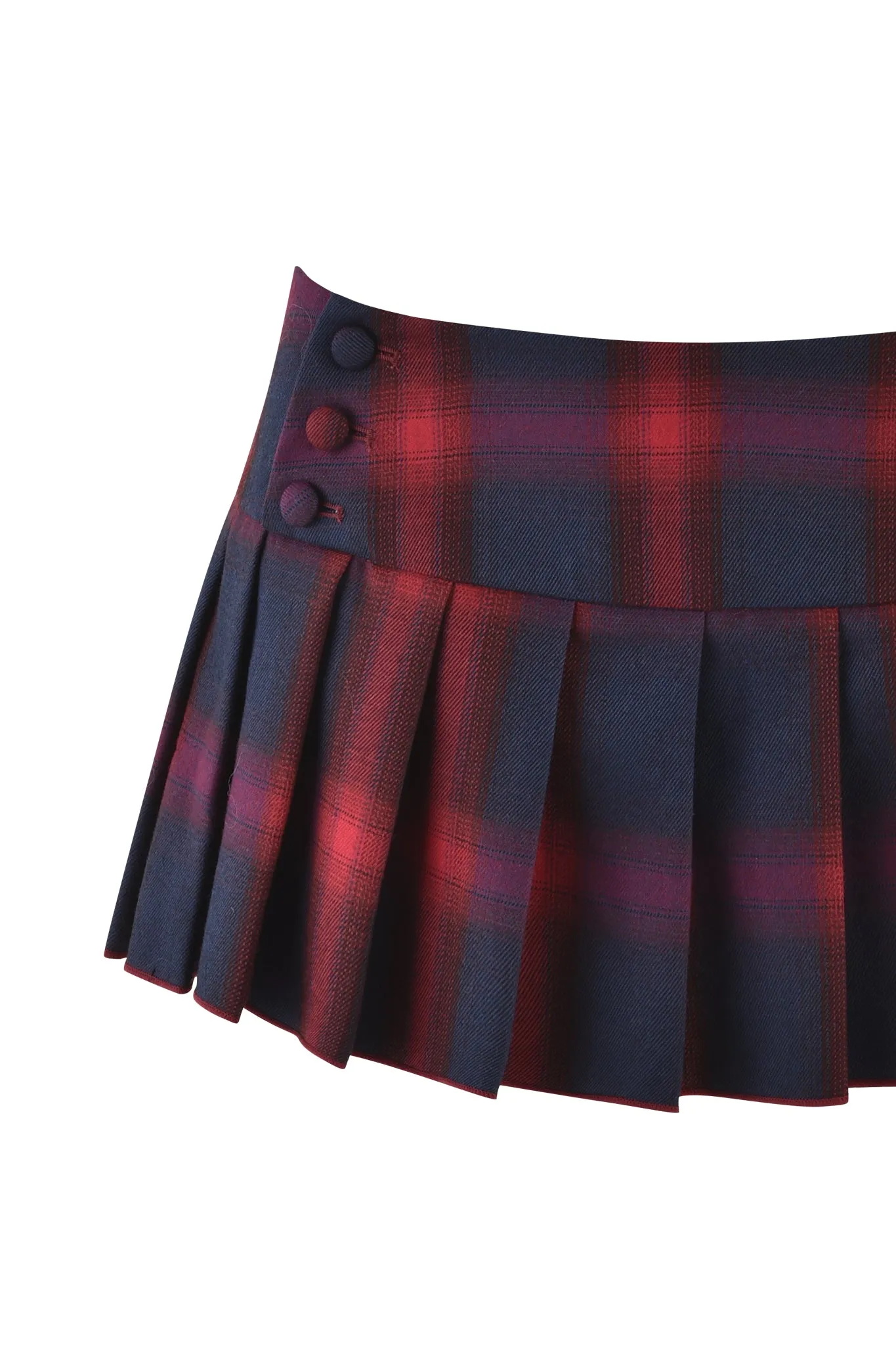 REMINI MINI SKORT 3.0 - RED : CHECK : RED PLAID