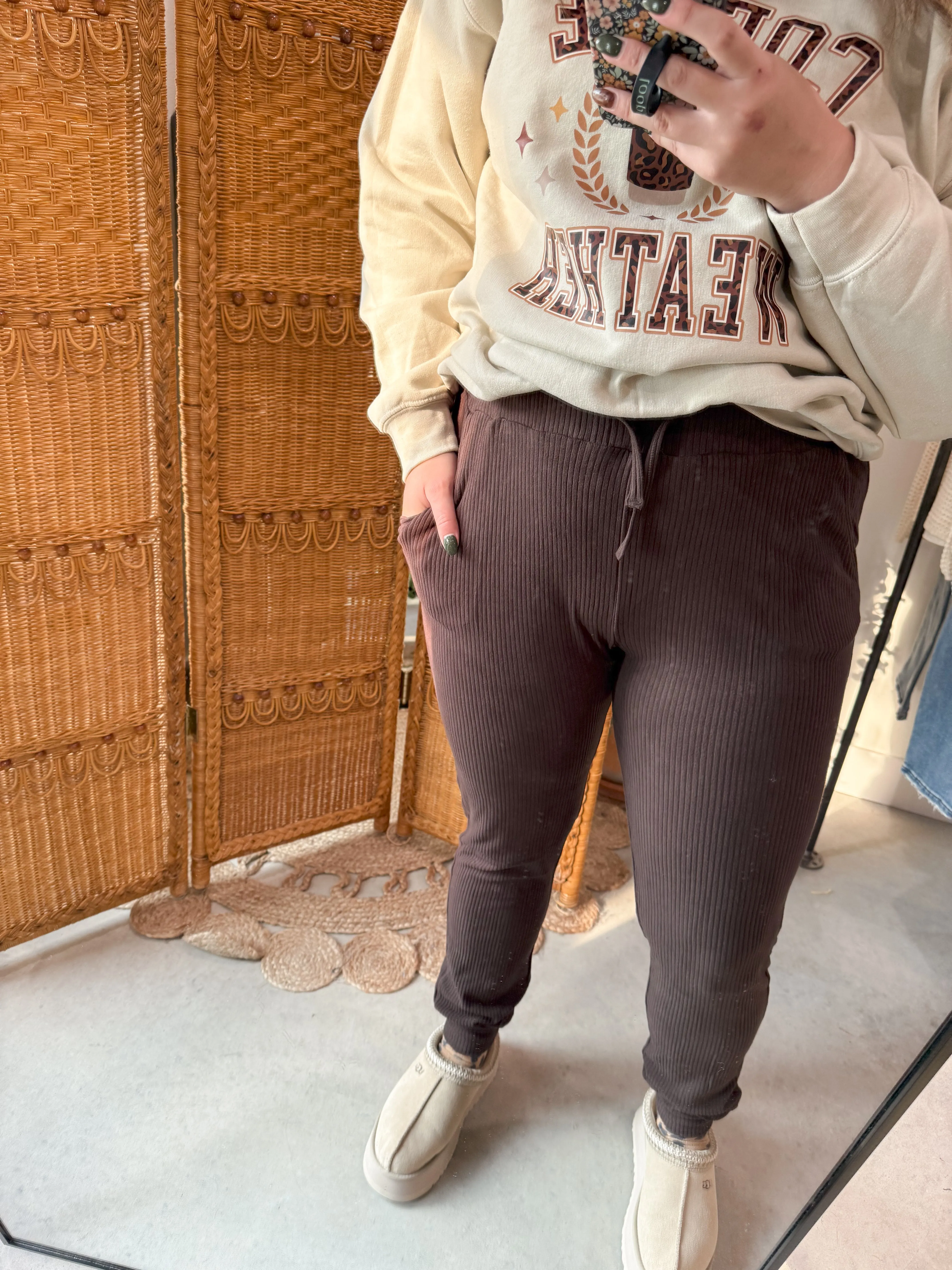 Ribbed Sweatpants