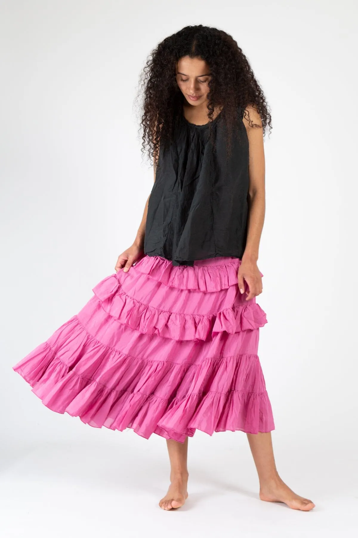 Rio Skirt in Bouganvillea