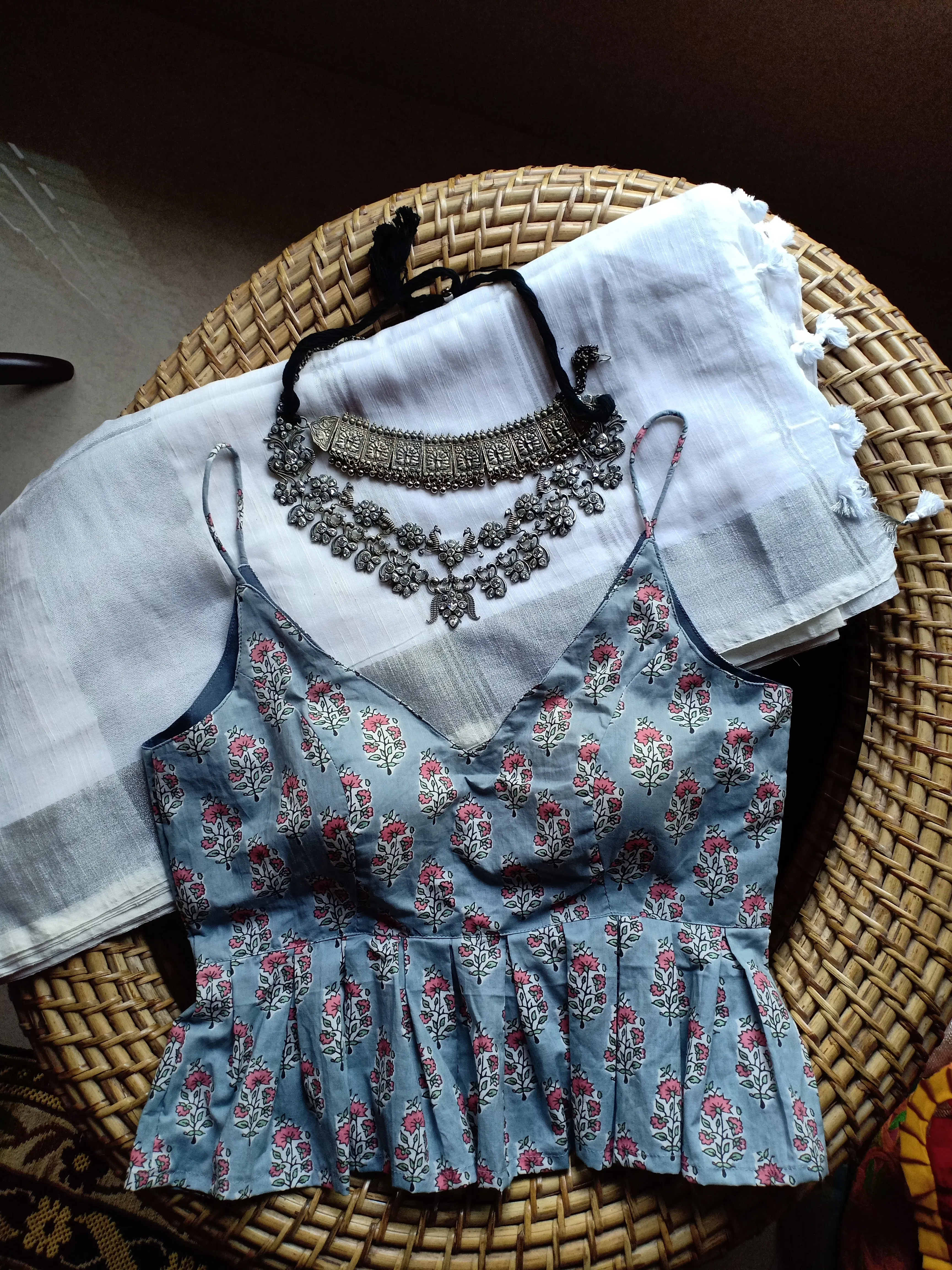 Ruby Blouse - Slate Grey