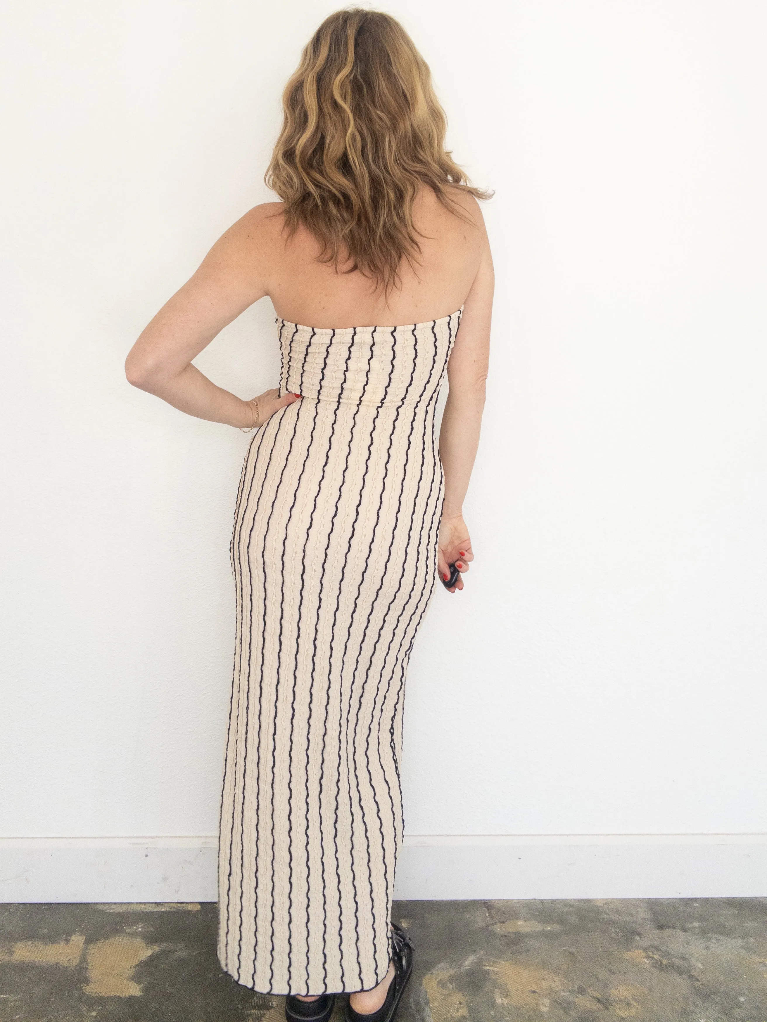 Sandpiper Strapless Midi Dress