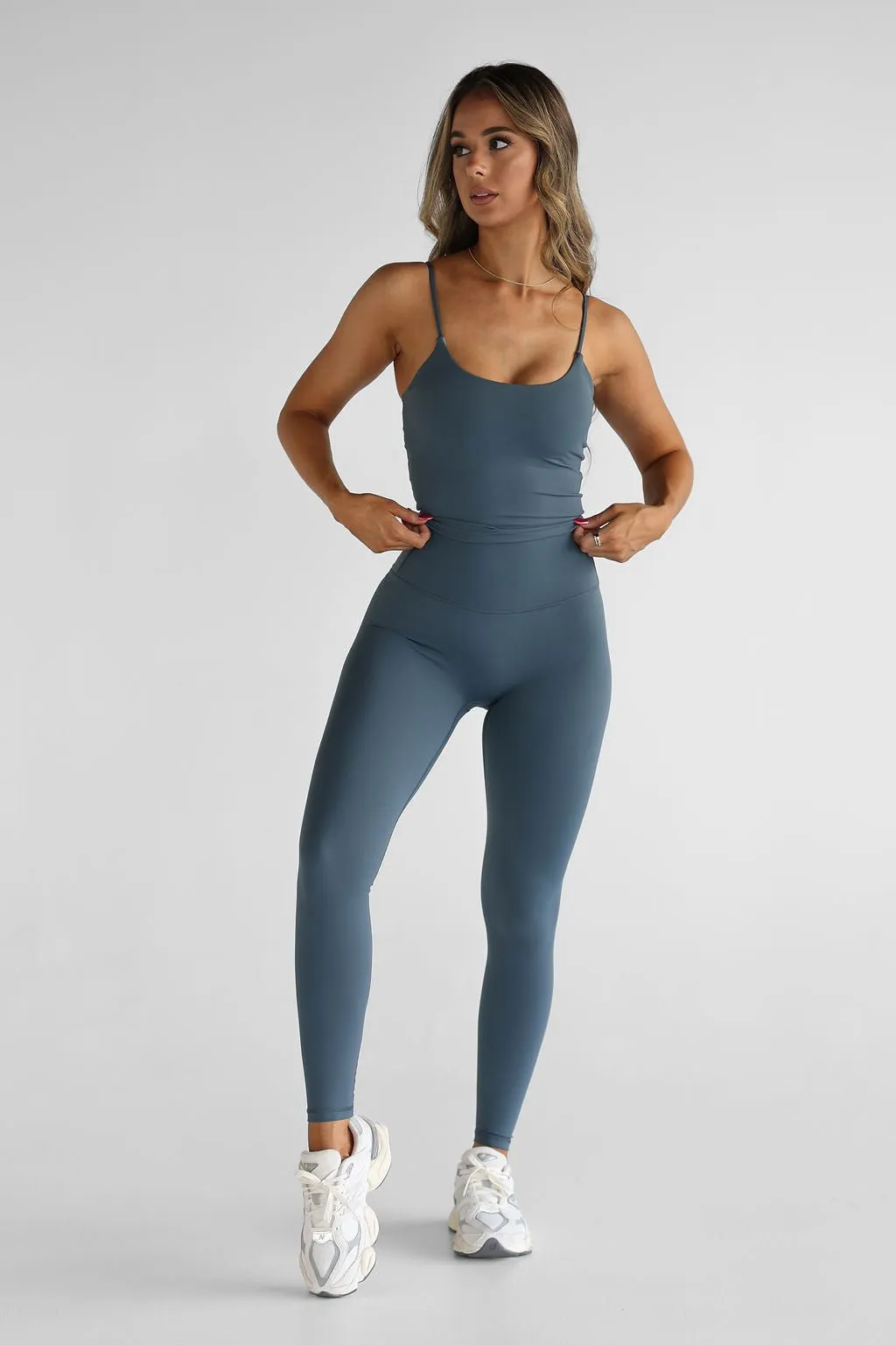 SCULPT Full Length Leggings - Slate Grey
