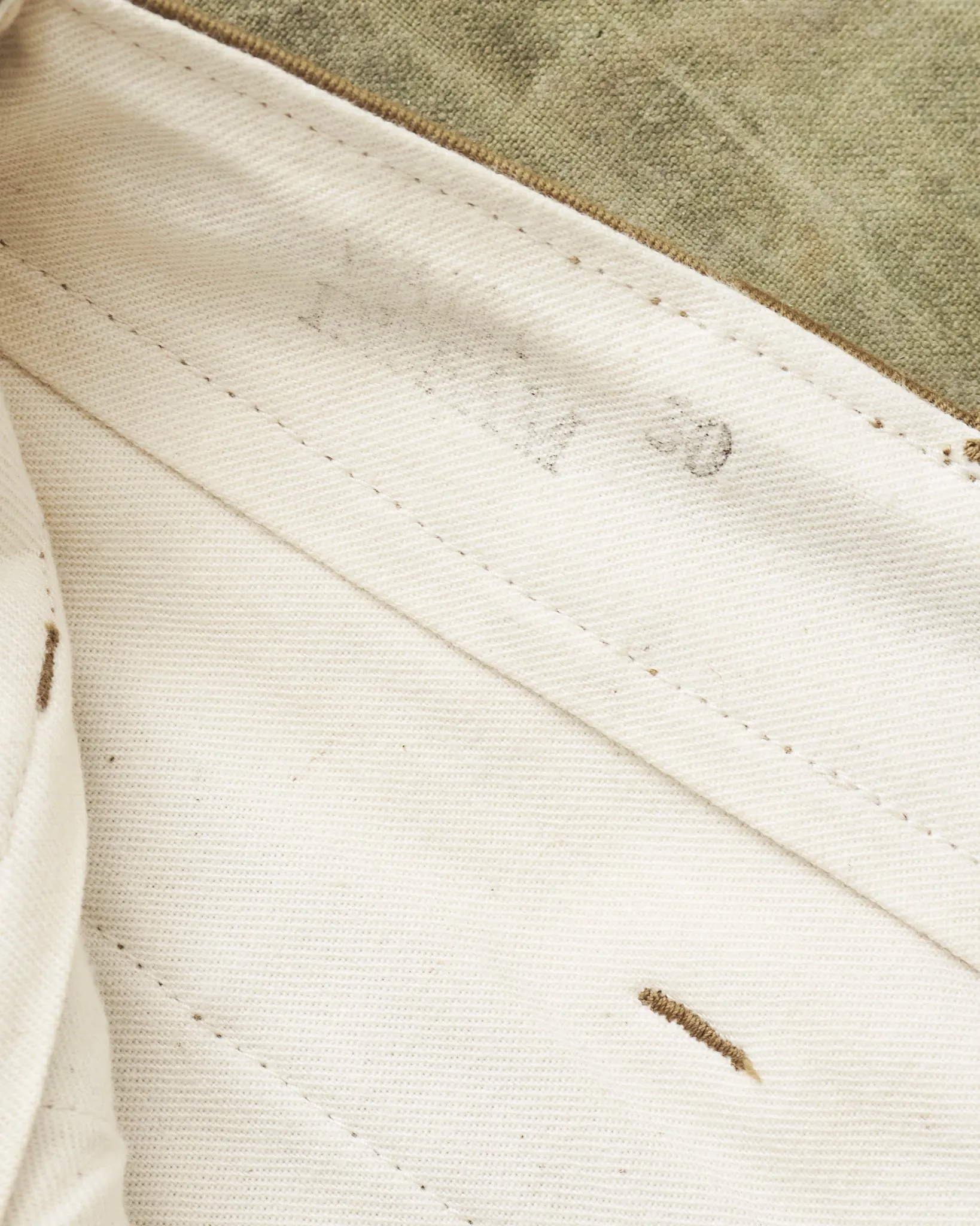 Second Hand Joe McCoy's Blue Seal Olive Chinos Pants Size W30