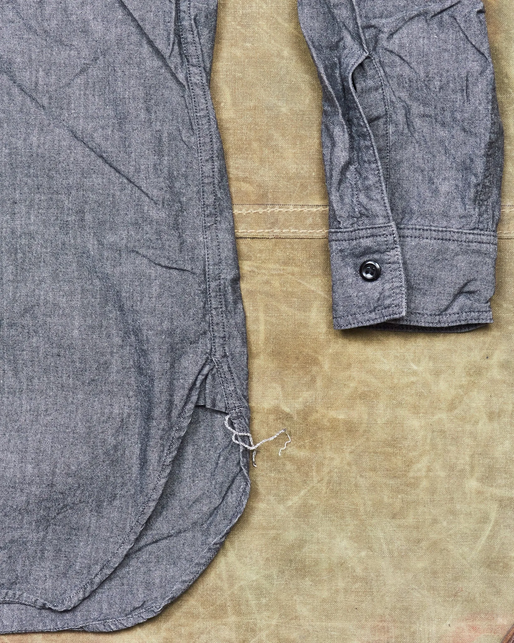 Second Hand OrSlow Chambray Gray Size 0/XS