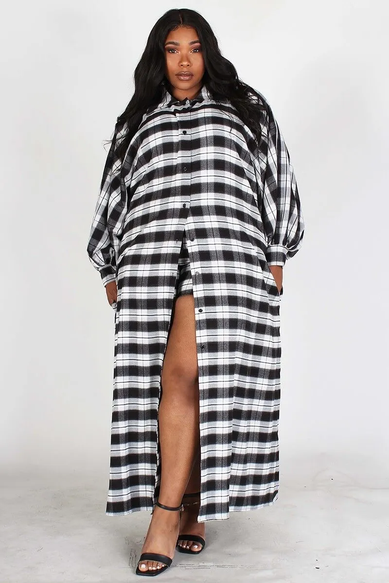 Sexy In Plaid Short Set