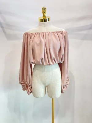 Shirred Blouse Balloon Sleeve - Miley   Molly