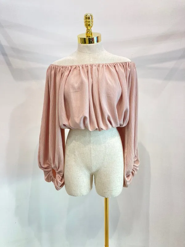 Shirred Blouse Balloon Sleeve - Miley   Molly
