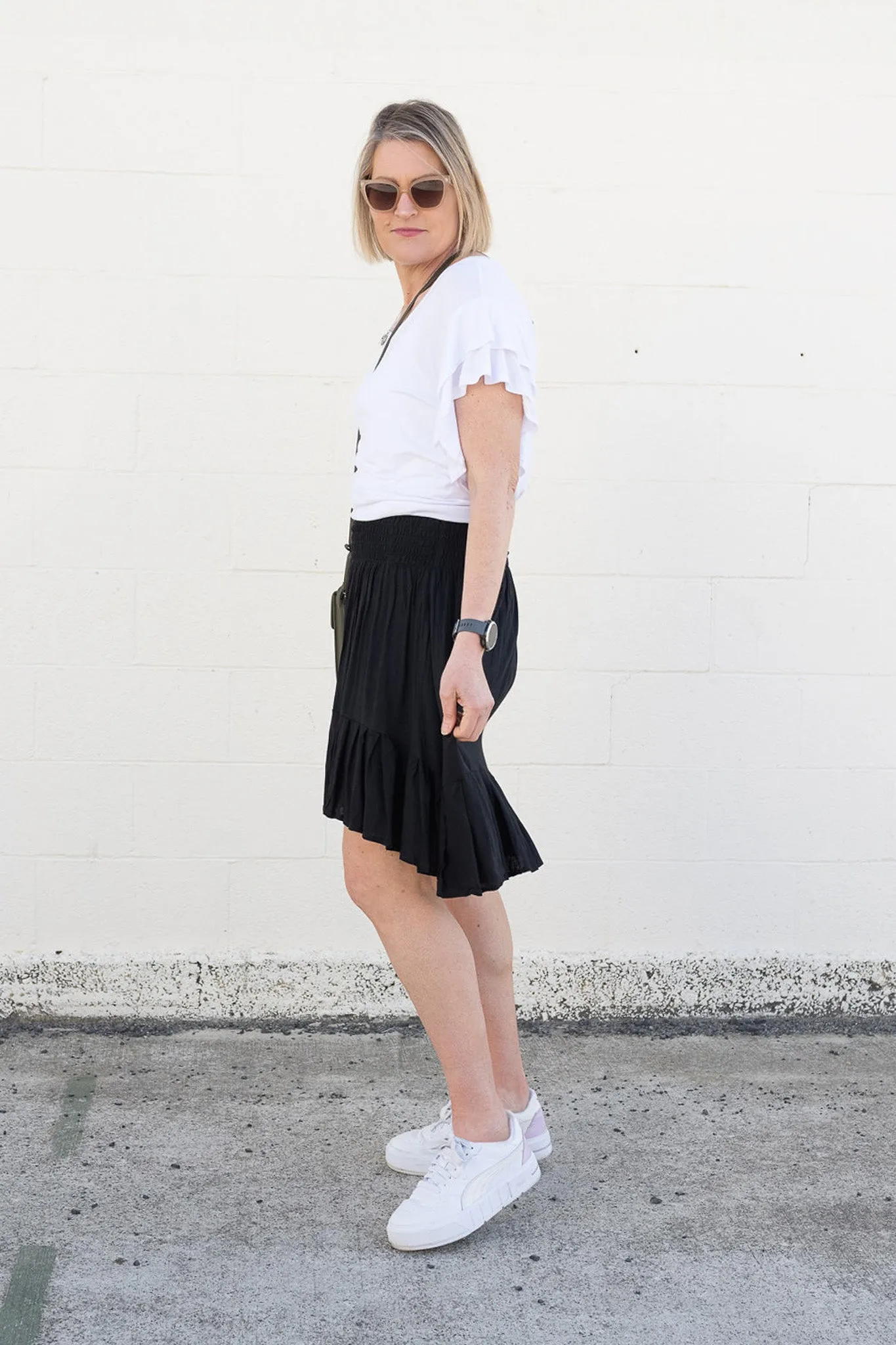 Short Francesca Skirt - Black