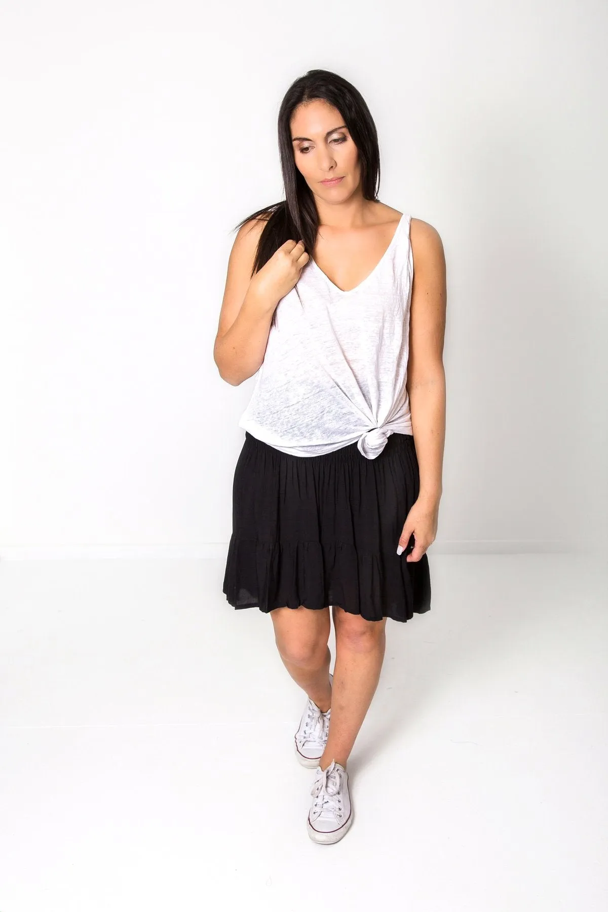 Short Francesca Skirt - Black