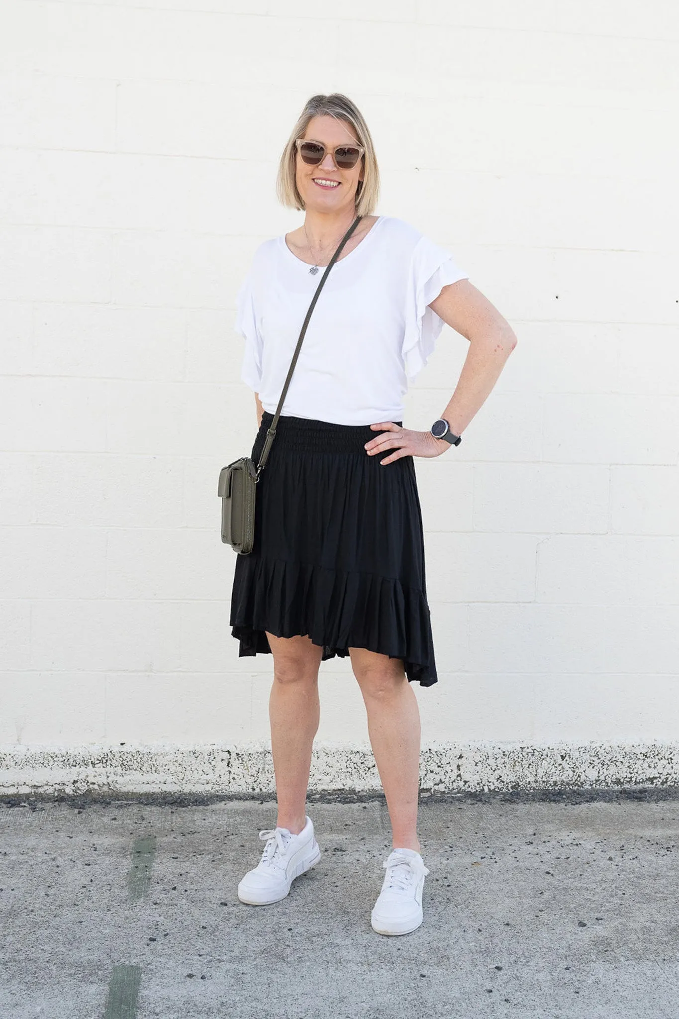 Short Francesca Skirt - Black