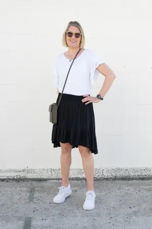 Short Francesca Skirt - Black