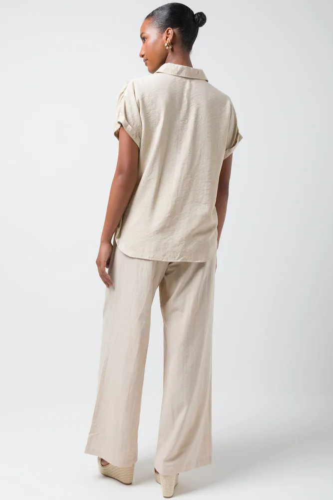 Short Sleeve Shirt Natural