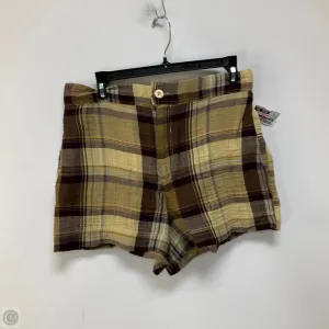 Shorts By Free People In Plaid Pattern, Size: 8