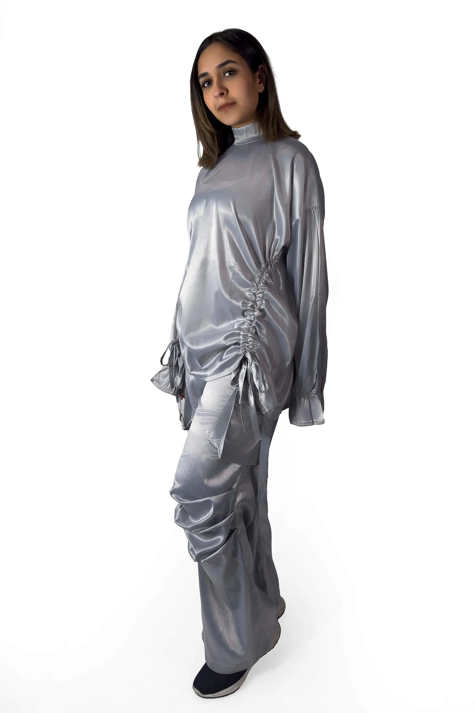 Silver Radiance Drawstring Set