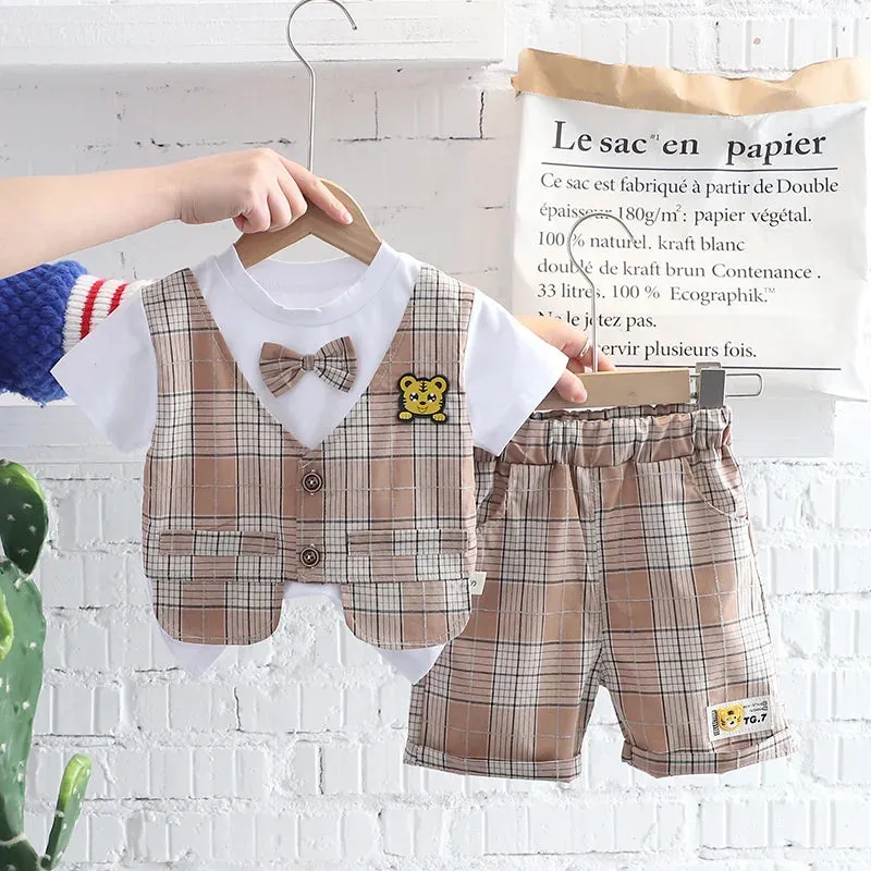 Smile Tie Toddler Boy Outfit