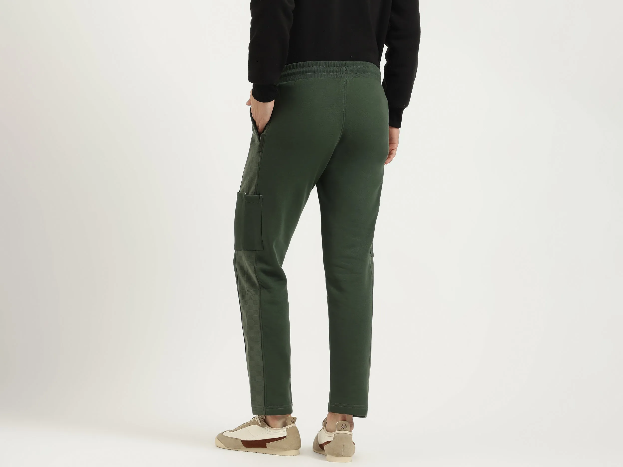 Solid Regular Fit Trackpants
