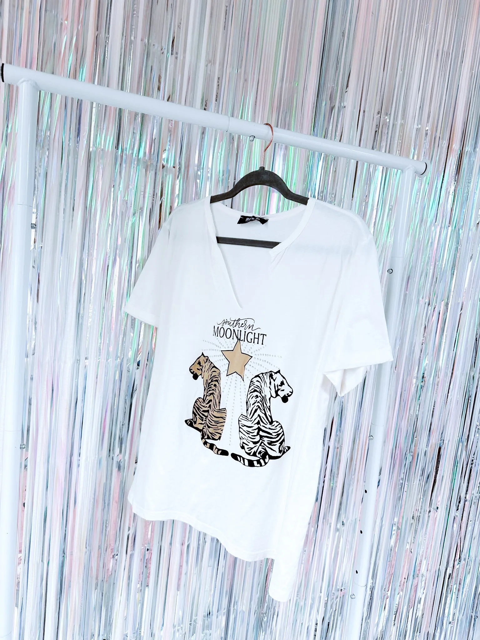 Southern Moonlight Tiger Graphic Tee