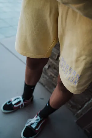 Springn' Sweat Shorts - Yellow