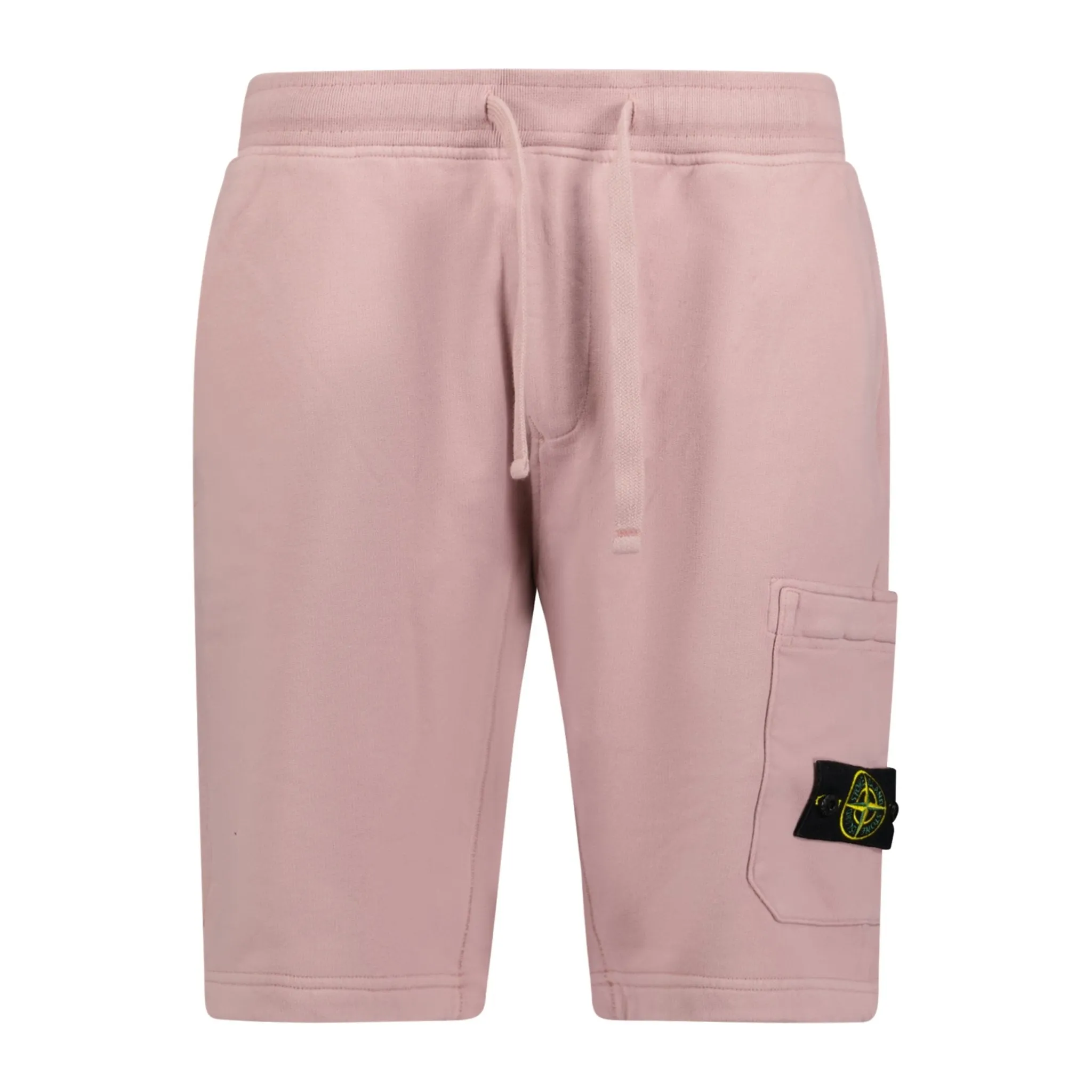STONE ISLANDCotton Sweat Shorts Forest Rose