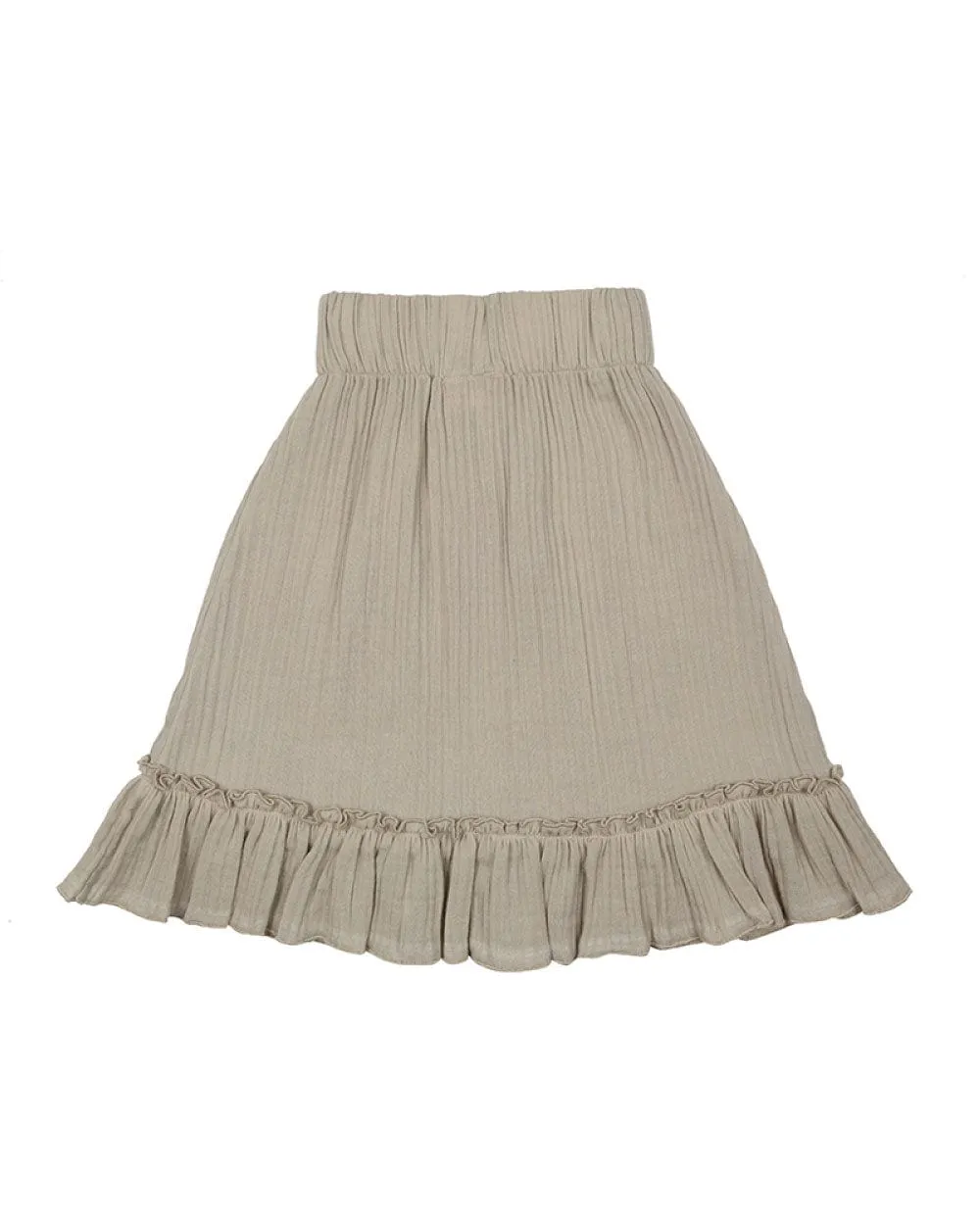 Stone Tiered Hem Skirt
