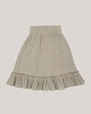 Stone Tiered Hem Skirt