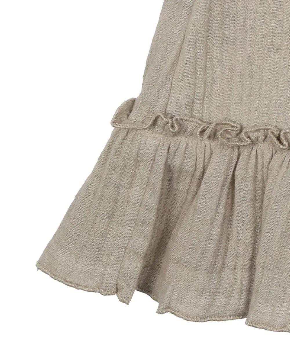 Stone Tiered Hem Skirt