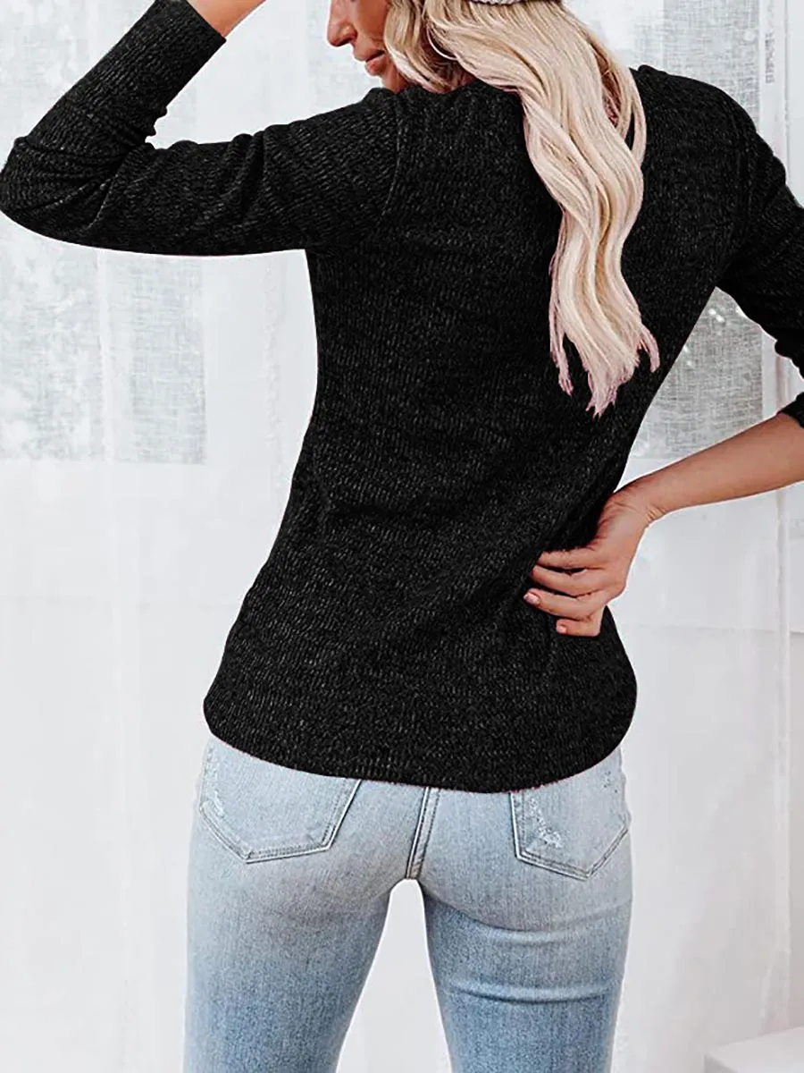 Stunncal Round Neck Casual T-Shirt