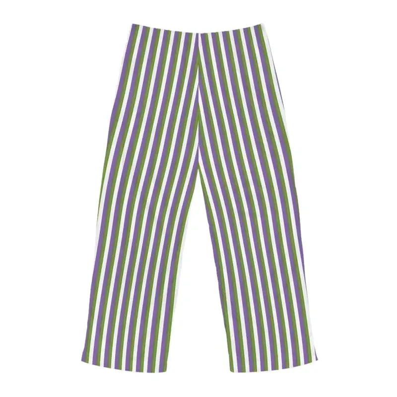 Stylish Pajama Pants with Purple Stripes for Cozy Vibes