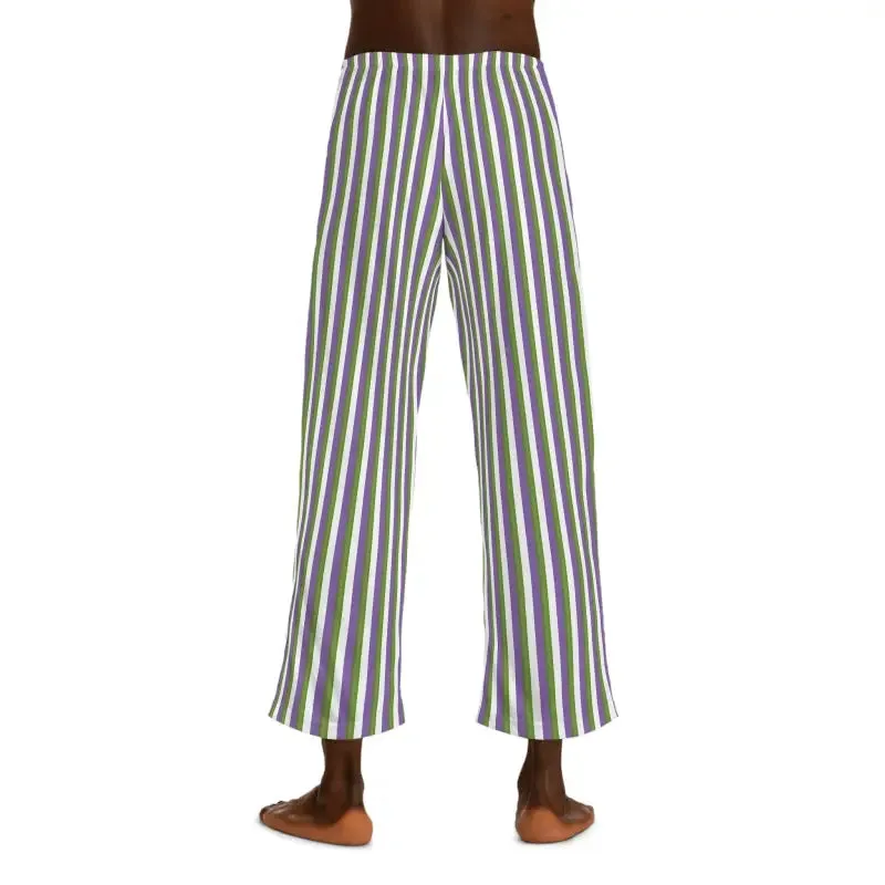 Stylish Pajama Pants with Purple Stripes for Cozy Vibes
