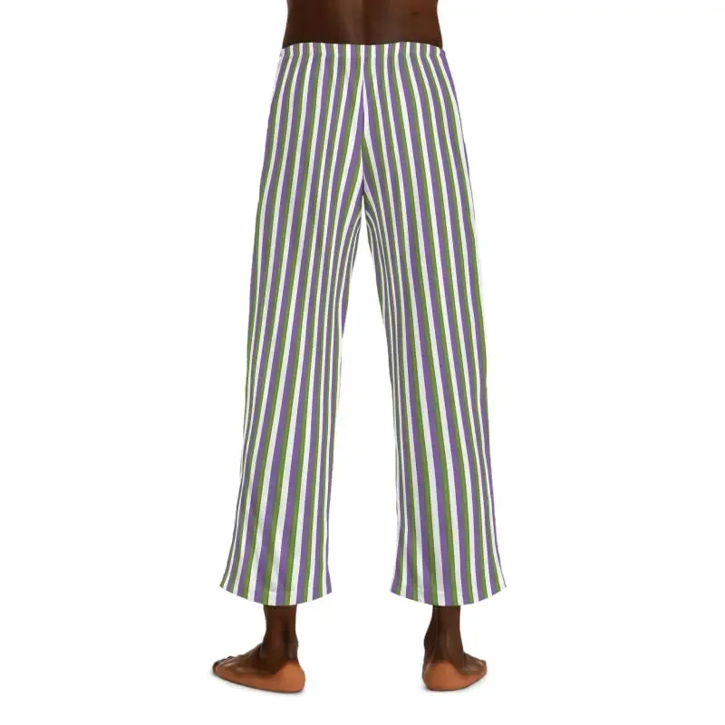 Stylish Pajama Pants with Purple Stripes for Cozy Vibes