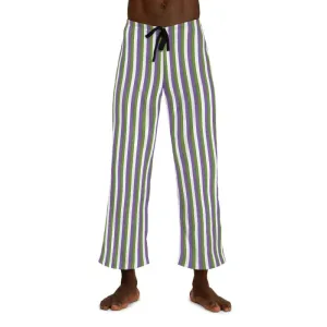 Stylish Pajama Pants with Purple Stripes for Cozy Vibes