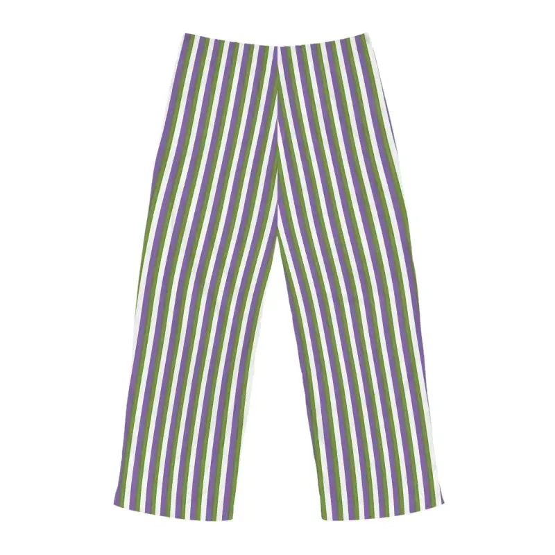 Stylish Pajama Pants with Purple Stripes for Cozy Vibes