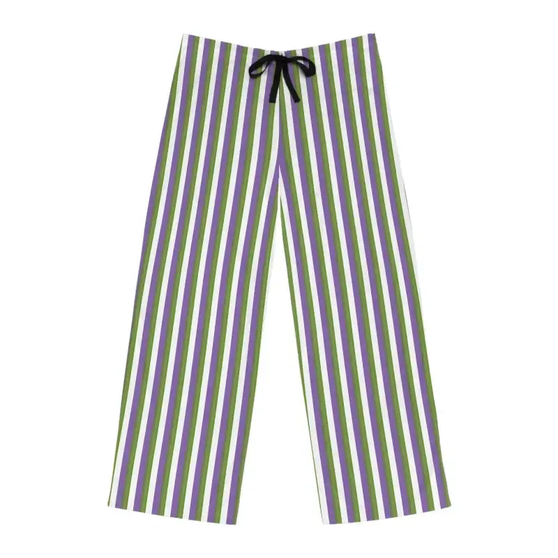 Stylish Pajama Pants with Purple Stripes for Cozy Vibes