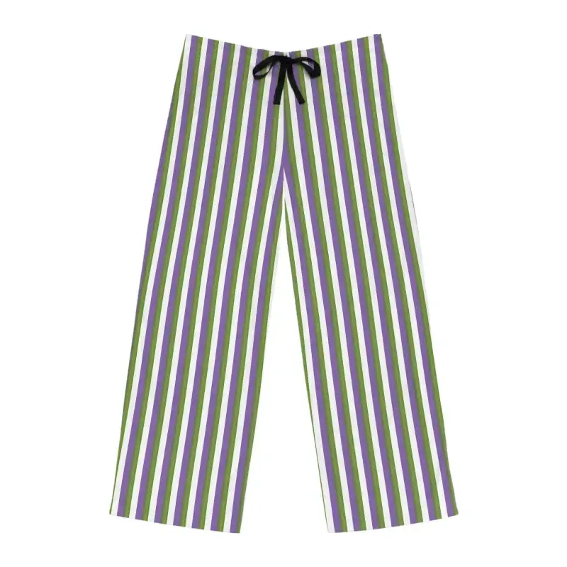 Stylish Pajama Pants with Purple Stripes for Cozy Vibes