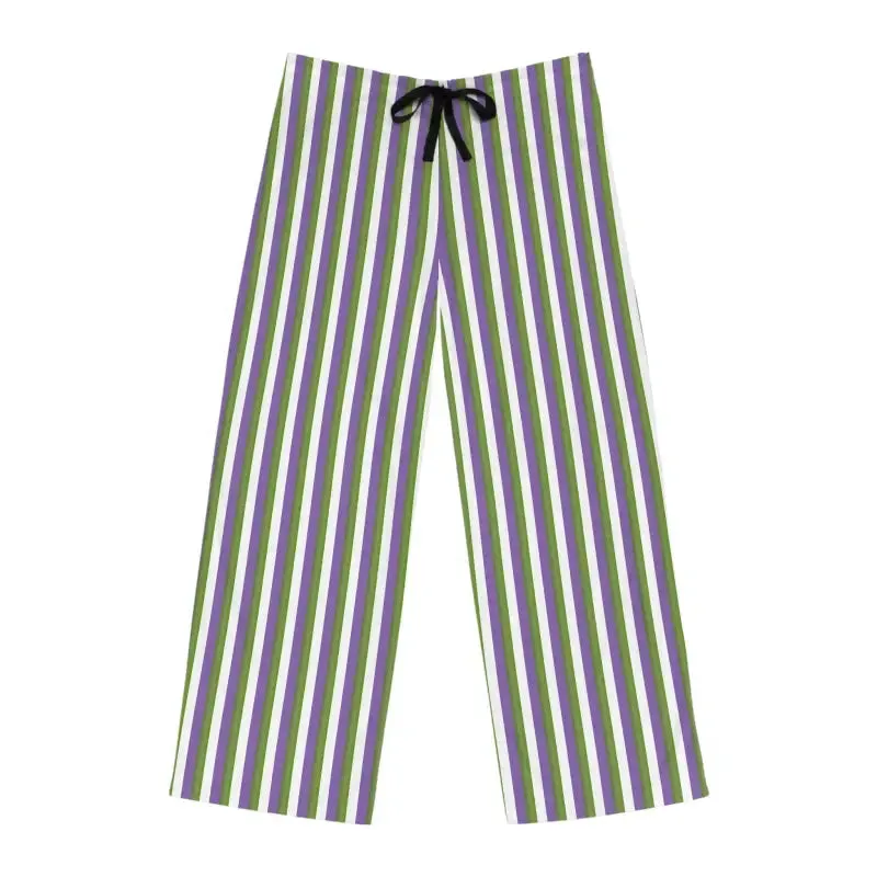 Stylish Pajama Pants with Purple Stripes for Cozy Vibes